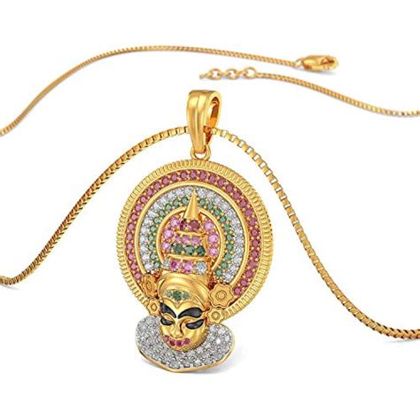 Latest Kerala Kathakali Pendant In Gold From Joyalukkas | South Indian ...