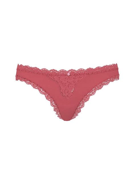 Buy Lace-Trim Thong Panty Online - Style ID: 1125067001T5 | Victoria's ...