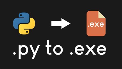 How to Convert a Python File to .EXE - YouTube
