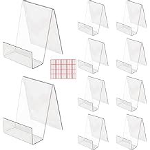 10 Pcs Sign Holder Stand Clear Acrylic for Leaflet India | Ubuy