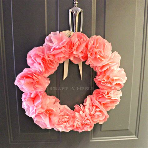 Coffee Filter Flower Wreath at Sabrina Evans blog