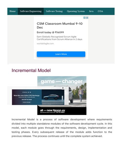 Image result for Incremental Process Model Software Engineering