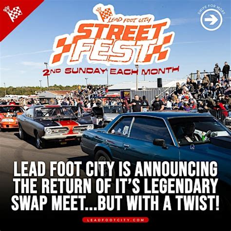 Lead Foot City STREET FEST, Drag Racing, Vendor Market, Food Trucks ...