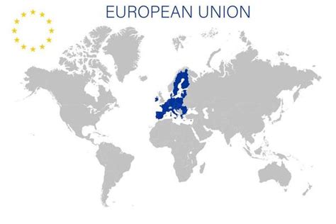 European Union Map Vector 的图像结果