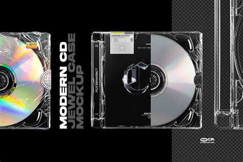 Modern CD Jewel Case Mockup | Product Mockups ~ Creative Market