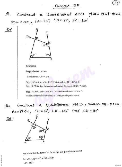 RD Sharma Solutions for Class 8 Practical Geometry Constructions ...