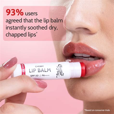 Cherry Tinted Lip Balm for Dark Lips | SPF 50 PA++++ & Kojic Acid