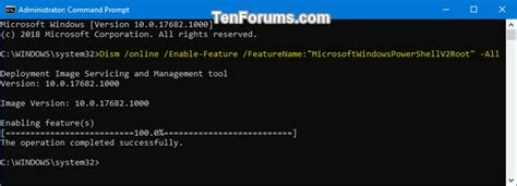 Disable PowerShell Windows 1.0 的图像结果