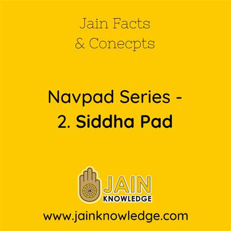 Navpad Series Siddha pad - Jain Facts and Concepts