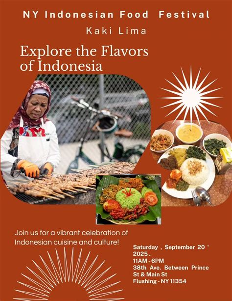 NY Indonesian Food Festival Kaki Lima, 38th Ave Flushing - NY 11354, 20 ...