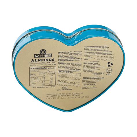 Almonds Covered in Milk Chocolate 160g – Sapphire Confectionery