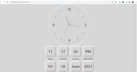 Analog and Digital Clock Program Using Applet 的图像结果