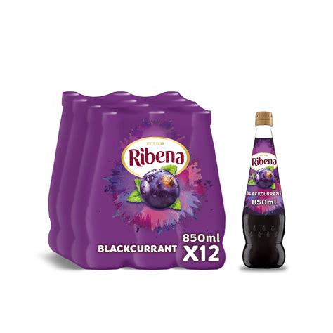 Ribena Blackcurrant Concentrate Cordial - 12 Bottles India | Ubuy