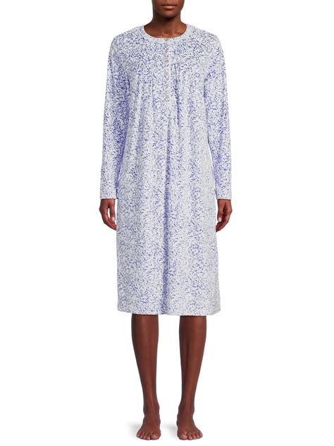 Womens Long Sleeve Nightgowns At Walmart at JENENGE blog