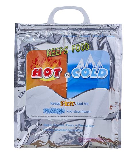 Superio Hot and Cold Reusable Insulated Bag 12x13.5 - Small Meal Size ...