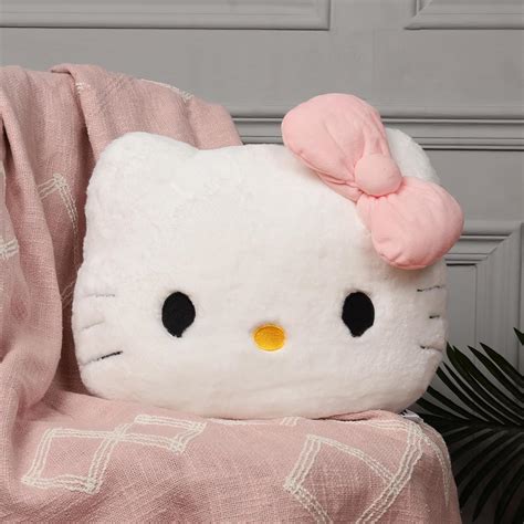 Mirada Sanrio Hello Kitty Face Soft Plush Toy | Iconic Stuffed Animal ...