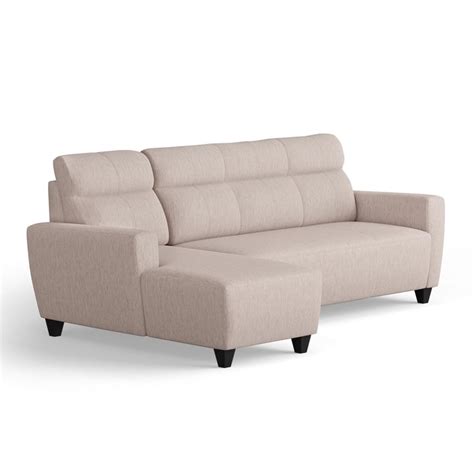 Buy Helios Emily Fabric 3-Seater Left Corner Sofa with Chaise ...
