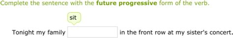 IXL - Form the progressive verb tenses (Class IV English practice)