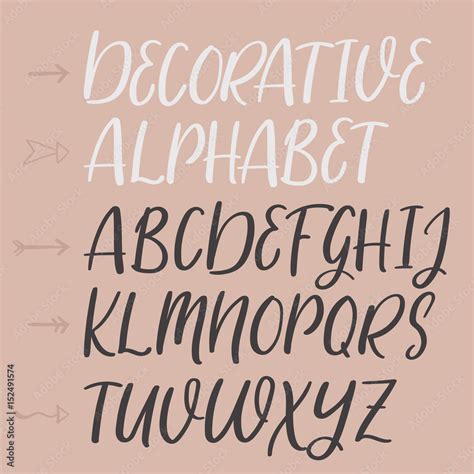 Modern Calligraphy Fonts Alphabet