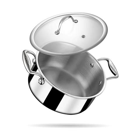 STAHL 4118 ARTISAN SAUCE POT W/LID 18CM 2LTR – Poppat Jamals
