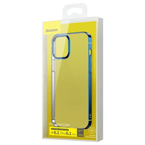 Baseus Glitter Phone Case for iPhone 12/12 Pro 6.1inch 2020 Blue (WIAP ...