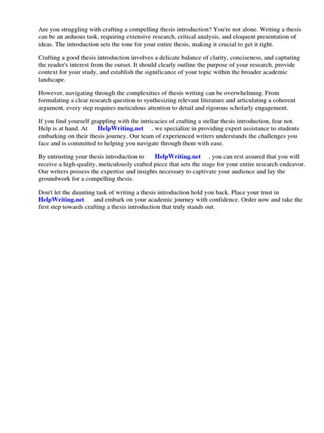 Image result for Good Dissertation Introduction Example