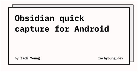 Image result for Obsidian Quick Add Capture Format