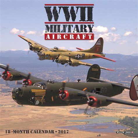 Buy WWII Military Aircraft 2017 Calendar Book Online at Low Prices in ...
