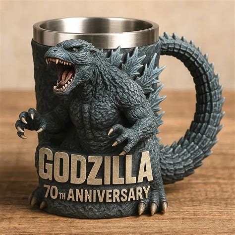 Godzilla 70th Anniversary 3D Mug – Perillaco