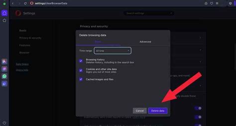 Image result for Clear Browser Cache in Opera