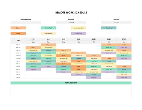 Free DuPont Shift Schedule Template for Excel