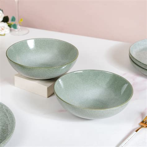 Sera Ceramic Serving Bowl Set Of 2 Sage 1000ml Online - Premium Serving ...