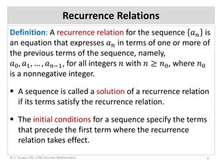 Image result for What Is Recurrence Relation