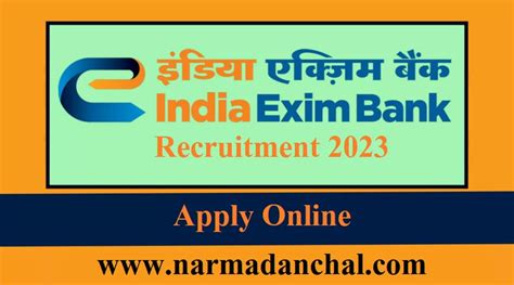 Indian EXIM Bank Direct Bharti 2023 : भारतीय निर्यात-आयात बैंक मेें ...