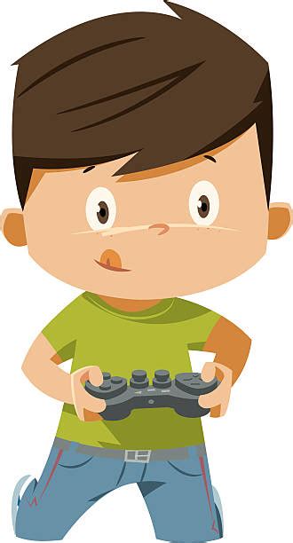 Kids Playing Video Games Illustrations, Royalty-Free Vector Graphics ...