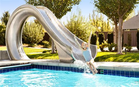 Easy install residential pool slide – Artofit