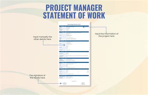 Image result for Project Management Statement of Work Example