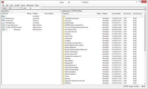 Image result for Context Menu FileZilla