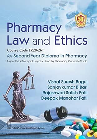 Buy Pharmacy Law and Ethics for Second Year Diploma in Pharmacy Book ...