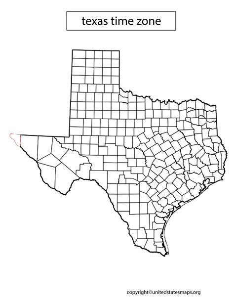 Time Zone In Texas Map at Kayla Clubbe blog