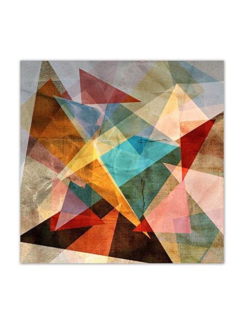 999STORE Unframed Printed Unusual Bright Colorful Geometric Abstract ...