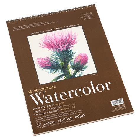 Strathmore® 400 Series Wired Watercolor Paper Pad, Size: 11" x 15 ...