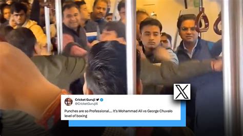 Delhi Metro Turns Into Boxing Ring, Internet Says Its Like Watching ...