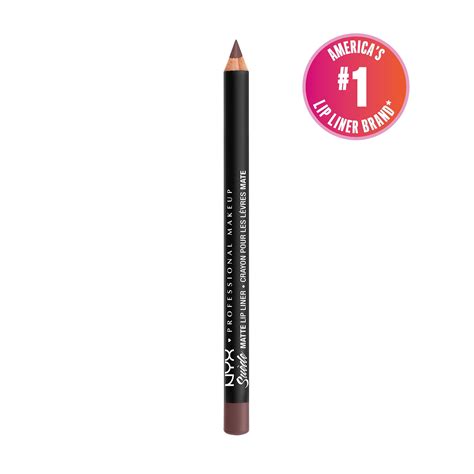 NYX Professional Makeup Suede Matte Lip Liner, 67 Moonwalk, 0.035 Oz ...
