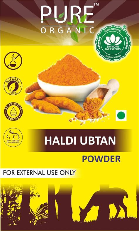 Buy SKYMORN- Pure Organic Haldi Ubtan Powder Face Pack (Dulhan Special ...