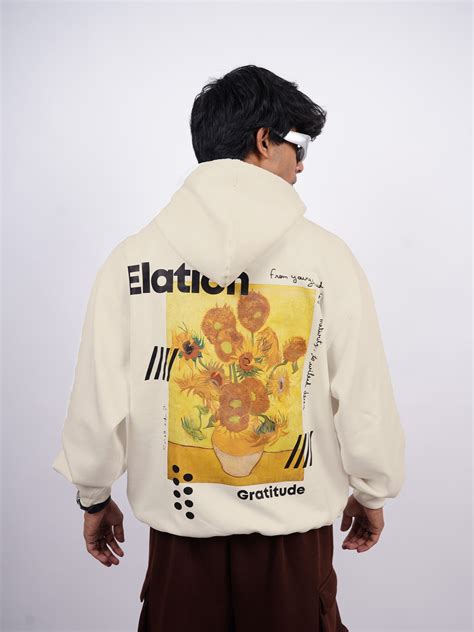 Van Gogh : Sunflower Heavyweight Baggy Hoodie For Men and Women – BurgerBae