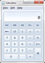 Using Windows Calculator 的图像结果