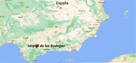 ¿Dónde está Setenil de las Bodegas? Mapa Setenil de las Bodegas ...