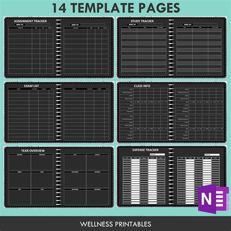 OneNote Planner Template Free 的图像结果
