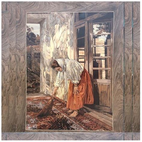 Iranian Moaraq Tableau | Persian Handicraft Wooden Art